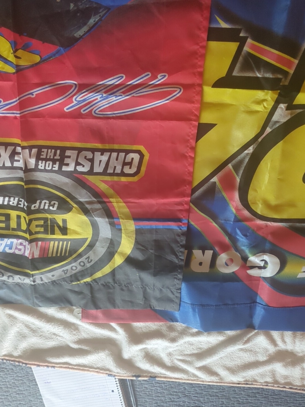 Two Jeff Gordon NASCAR Racing Flag - Multicolor 2004